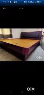 Queen bed with storage
