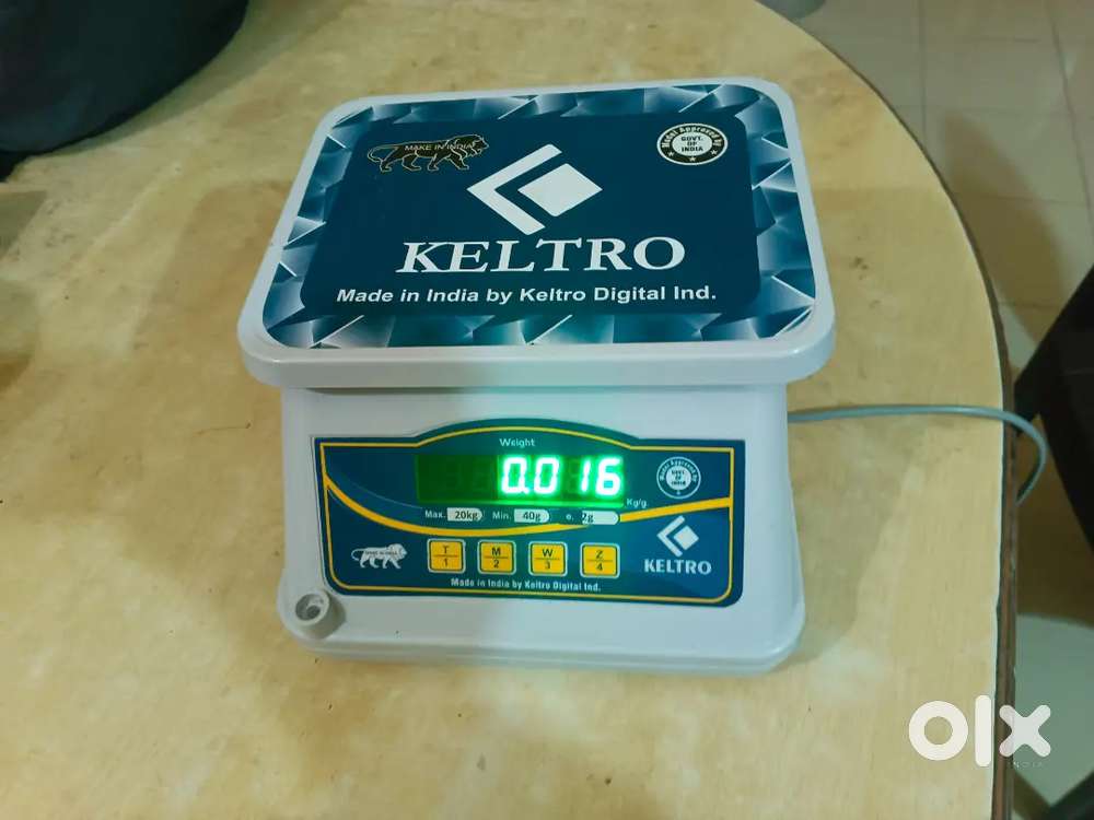 Keltro Digital Weighing Scale (Max 20Kg / 40Kg) - Shop/Retail/Kitchen