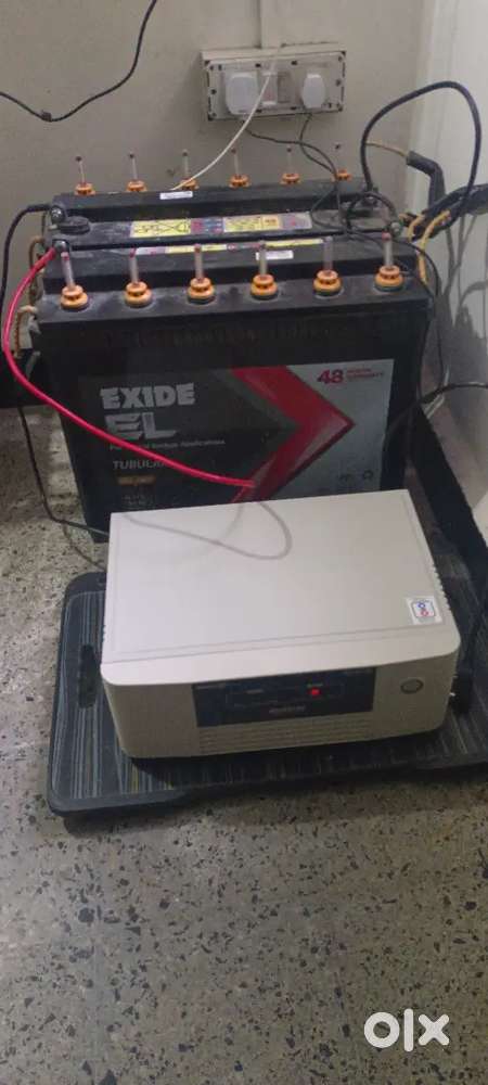 Microtek Inverter and Excide Battery