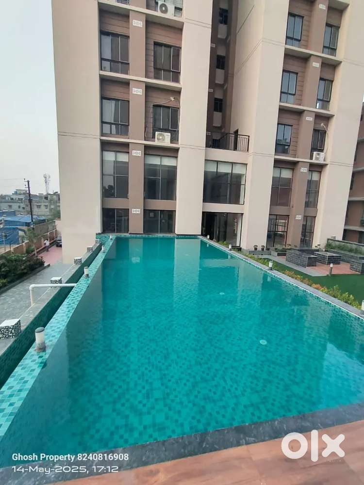 HIGH RISE 3BHK FURNISHED FLAT AT NEWTOWN AA2 WOOD WINDS COMPLEX