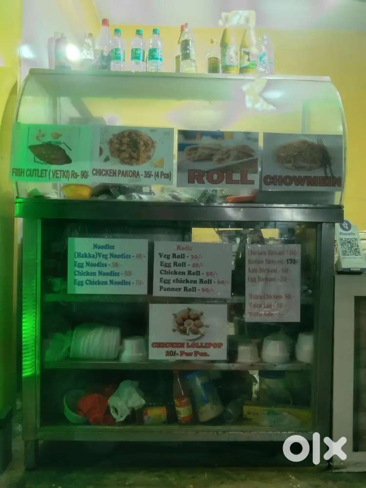 Roll Display cunter piza machine coffee machine