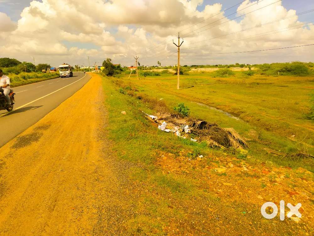 Highway-side layout: east-facing 2nd plot, near  to Jain Temple