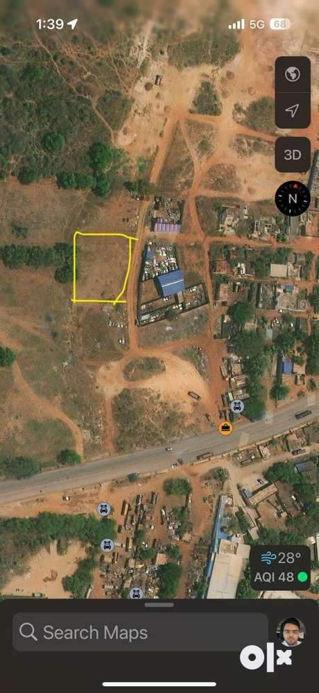 20 gunta non NA commercial land for sale at karwar road near kempkeri