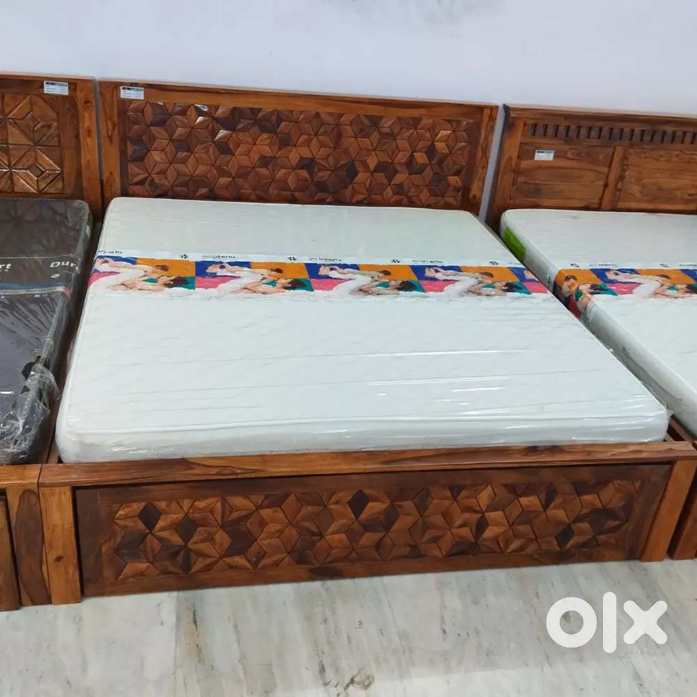 Today Best deal buy new double bed with box only 6999 EMI available