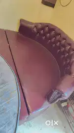 Round bed with mattress 2 month's old