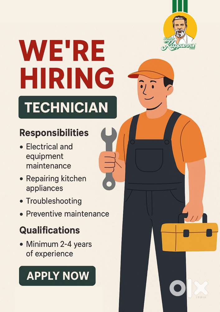 Technician – Restaurant Maintenance