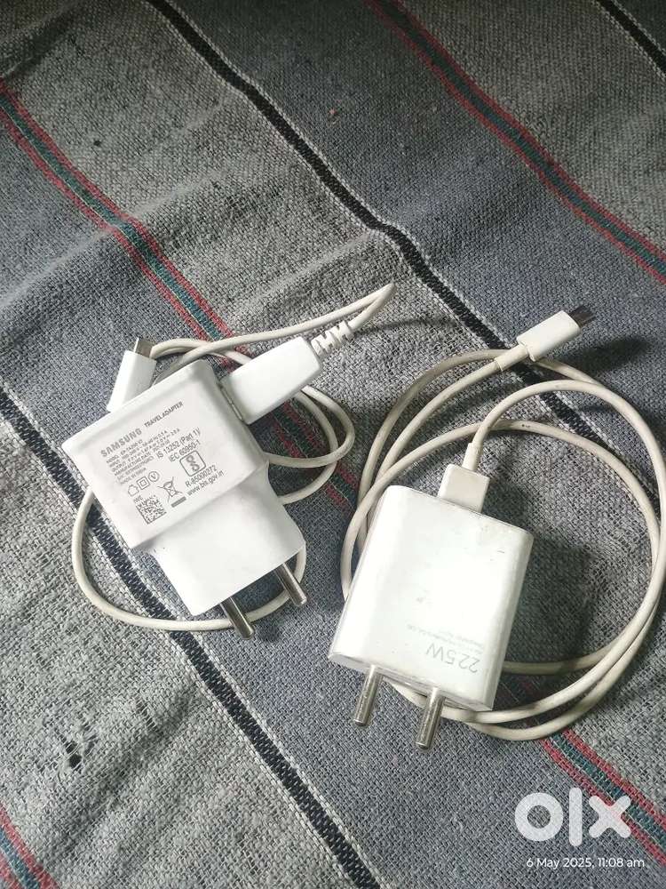 Original Samsung and Redmi 13 5gCharger 400 for each one