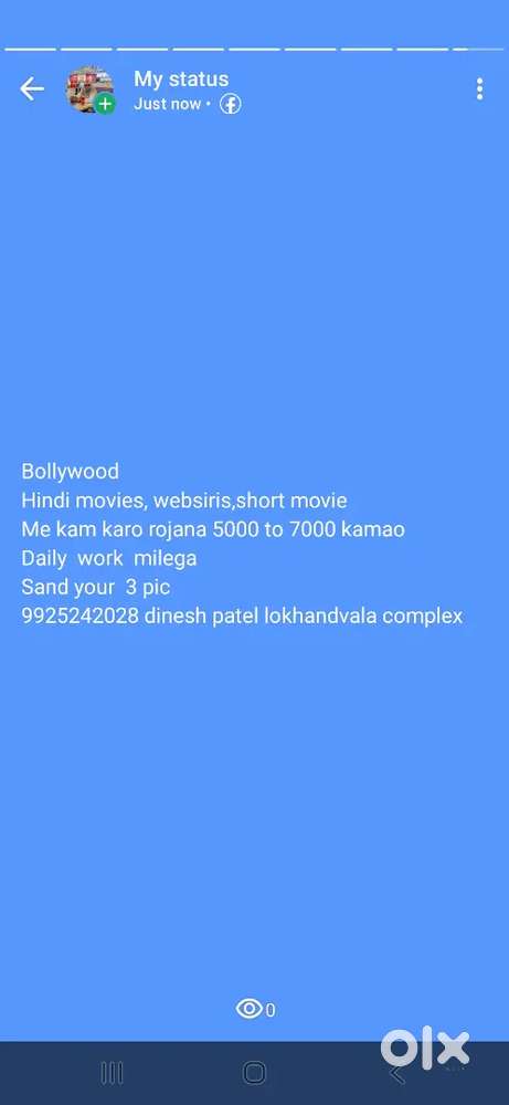 Bollywood work