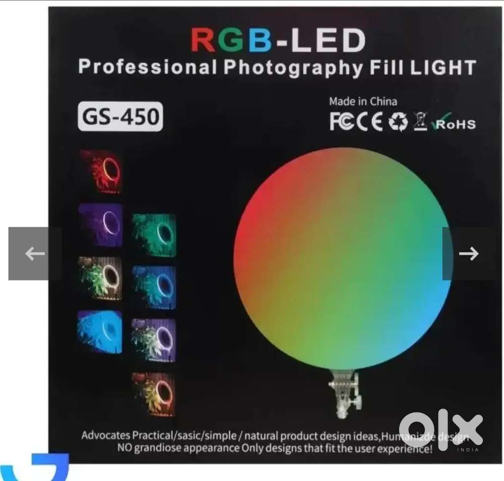  GS-450(18INCH)RGB Led Round Panel Light Led Ring Light New condition