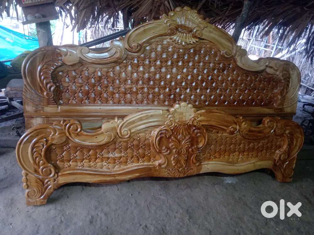 Teak wood bed 72/75 size n super qulity