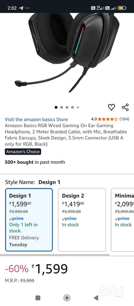 Computer Gaming Headphone