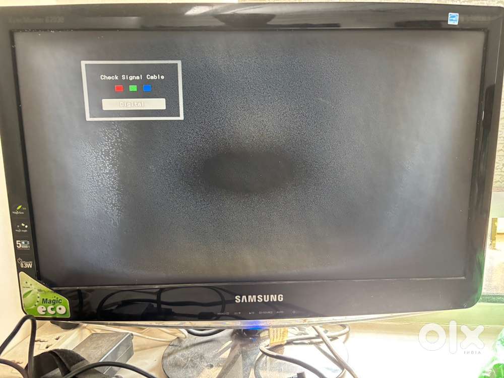 Samsung 20 inch led tv and LG desktop speakers