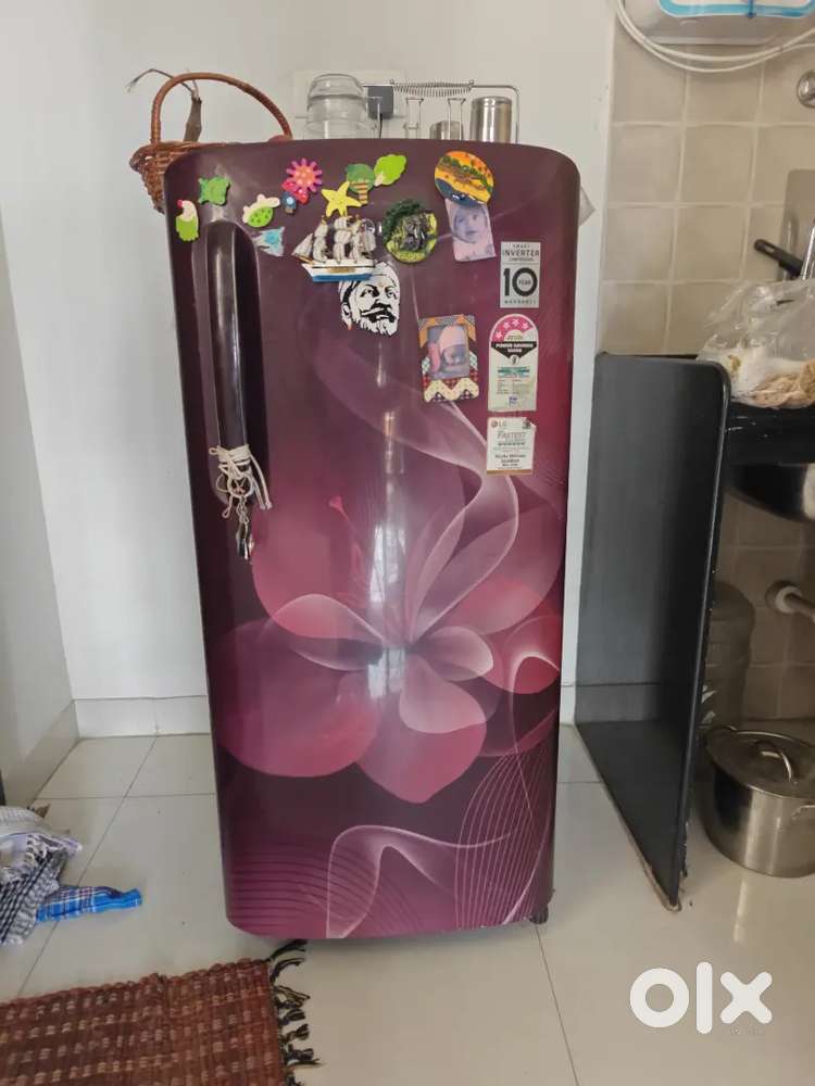 LG 190 ltr 6 years used fridge