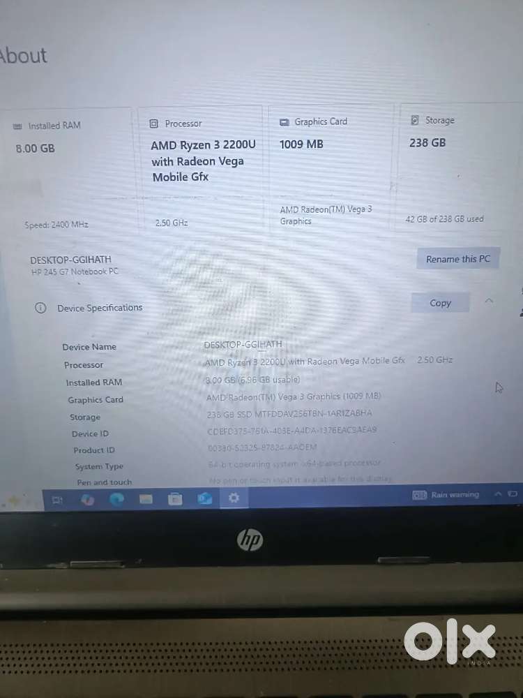 HP used Laptop