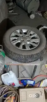 Tata tiago alloy wheel with new Bridgestone tyre