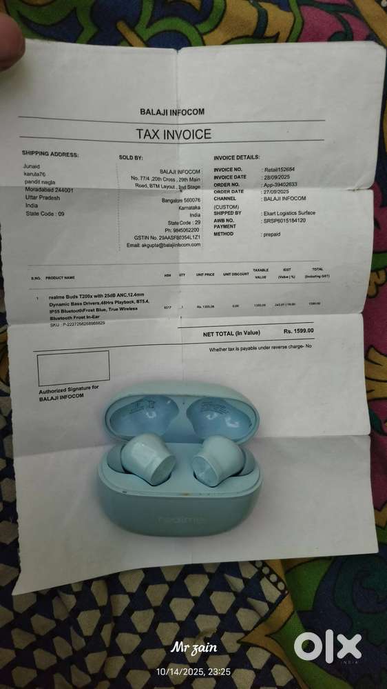 Realme buds t200x