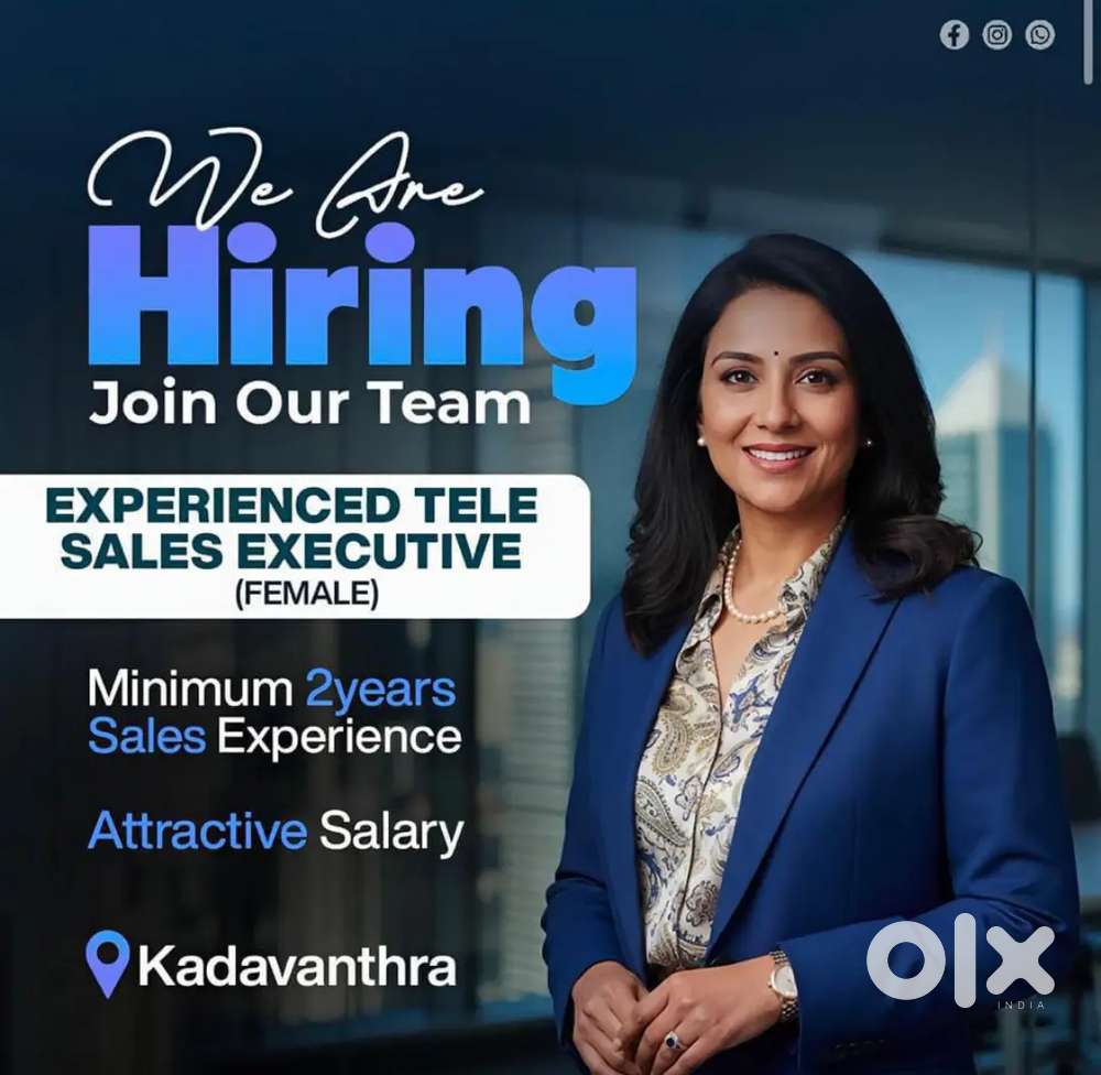 Hiring experienced TELE SALES EXECUTIVE