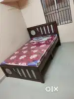 Supreet Furniture brand new Assam Teak wood and plyboard cot