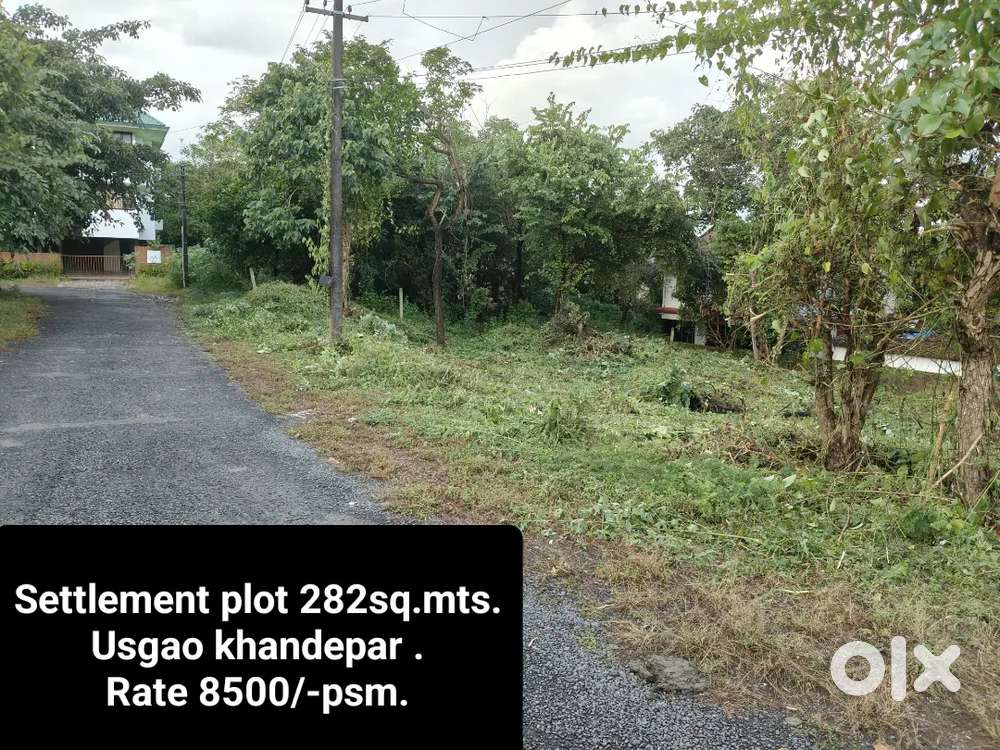 Settlement plot ponda