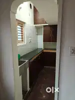 1.5BHK l, semi furnished good ventilation house, 24/7 layout security
