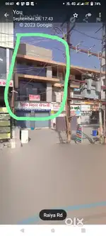 200 sq.ft double height first floor on raiya road