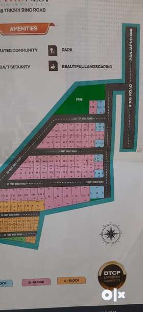 panjappur near Housing plots DTCP &RERA approved plots sqft 699 onwards  this project is gated c...