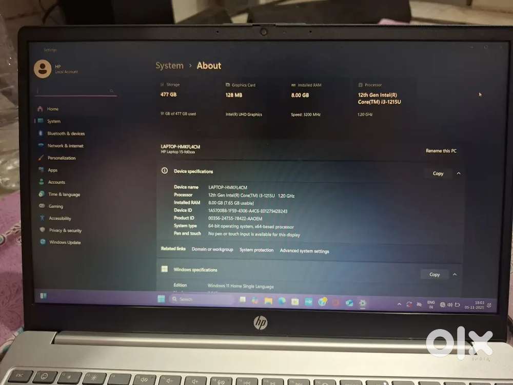 Very urgent need of money.. selling my brand new Ho laptop.