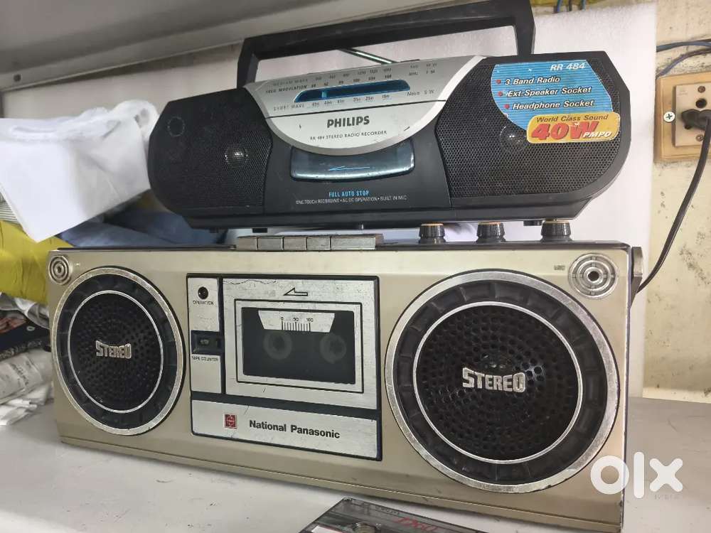 National panasonic tape recorder fm radio