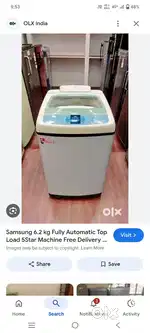Second hand sale washing machine;