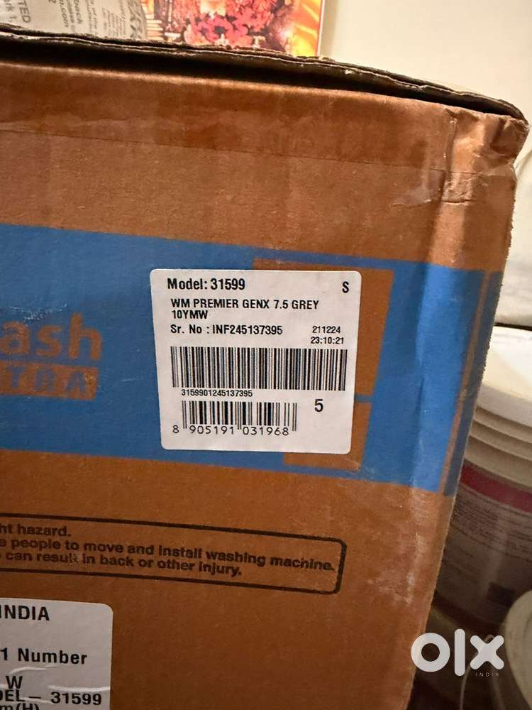 Selling my brand  new automatic whirpool washine machine available