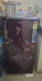 Haier single door new condition fridge