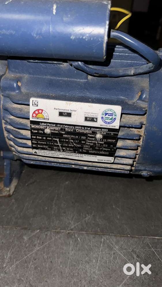 Crompton 2hp water pump