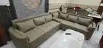 01 six seater(green) and 01 five seater(Red)  L shaped sofa sets