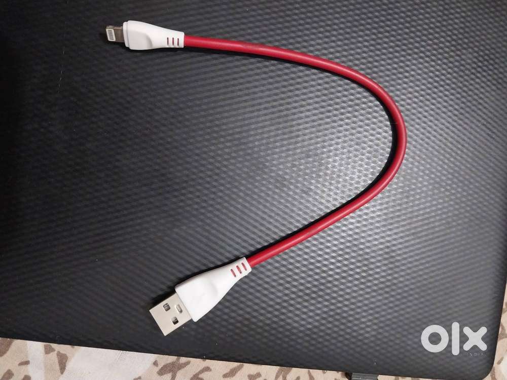 Apple charging cable with USB port