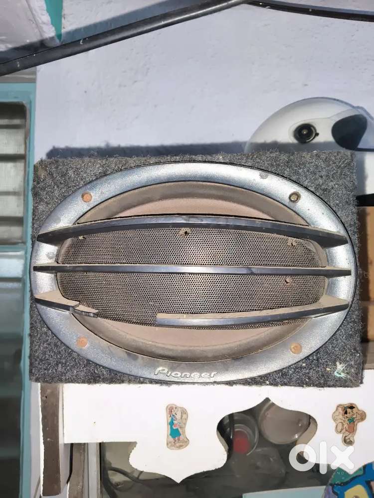 Tower Fan and Wooden Box Speakers for Sale