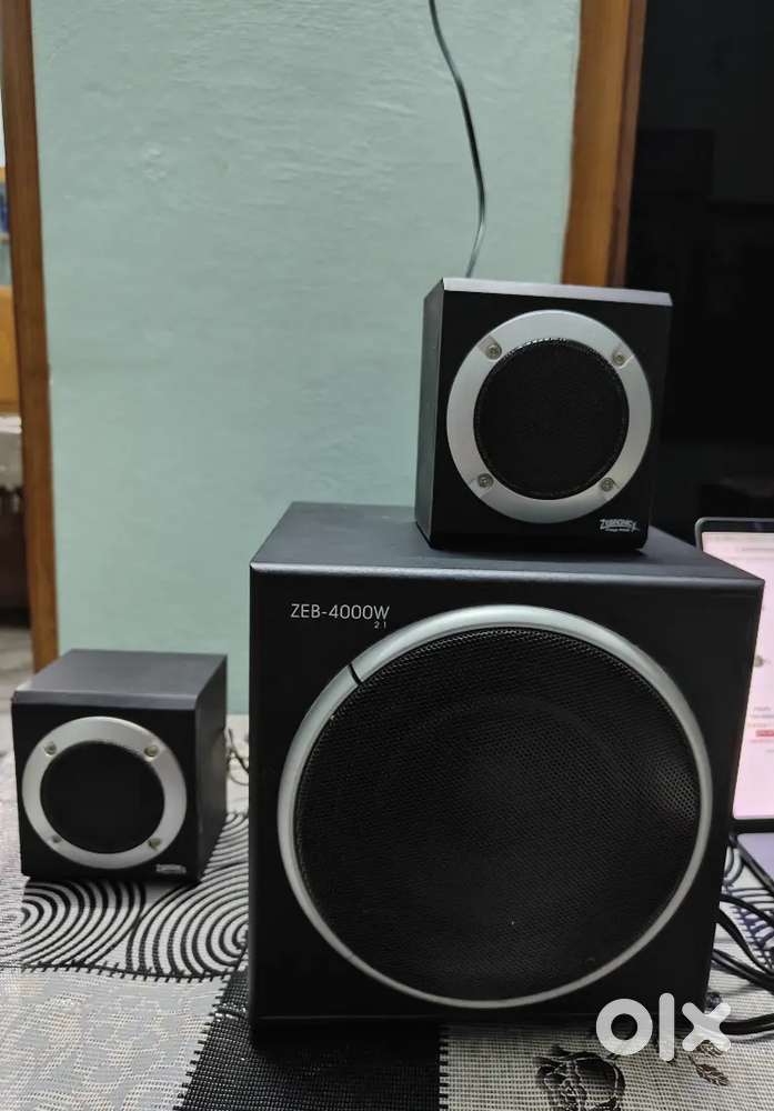 Zebronics 2.1 Speaker with SubWoofer 30 watt