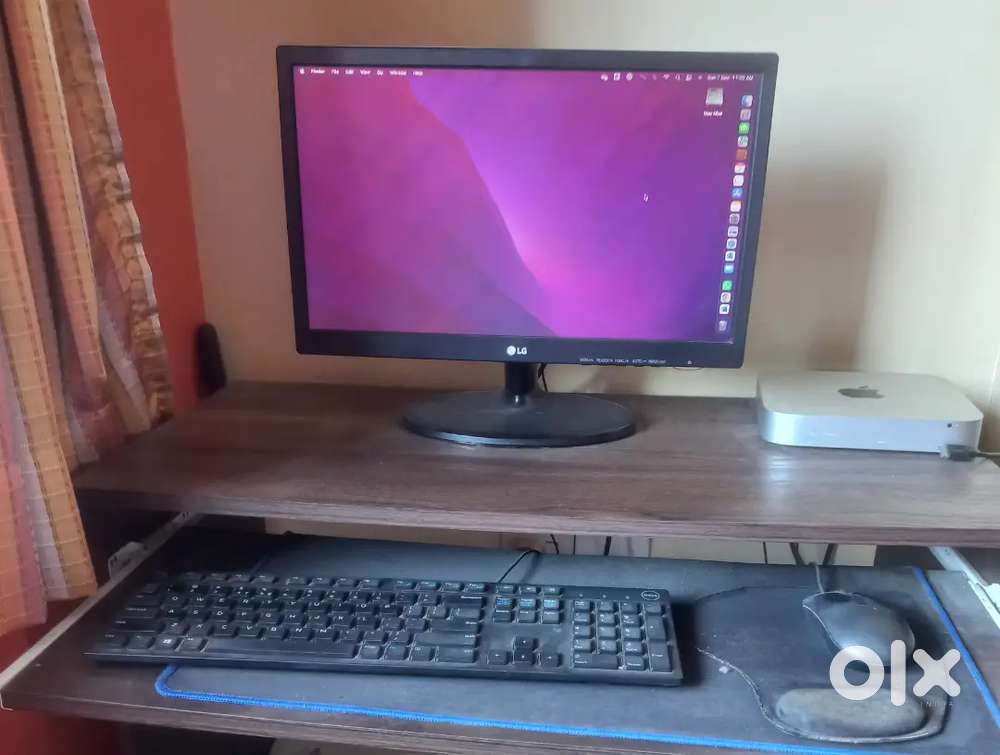 Computer - Apple Mac Mini with LG Monitor, Dell keyboard and Mouse