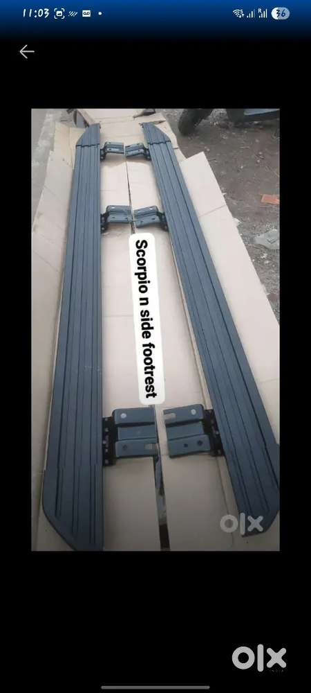Scorpio N side footrest orignal style