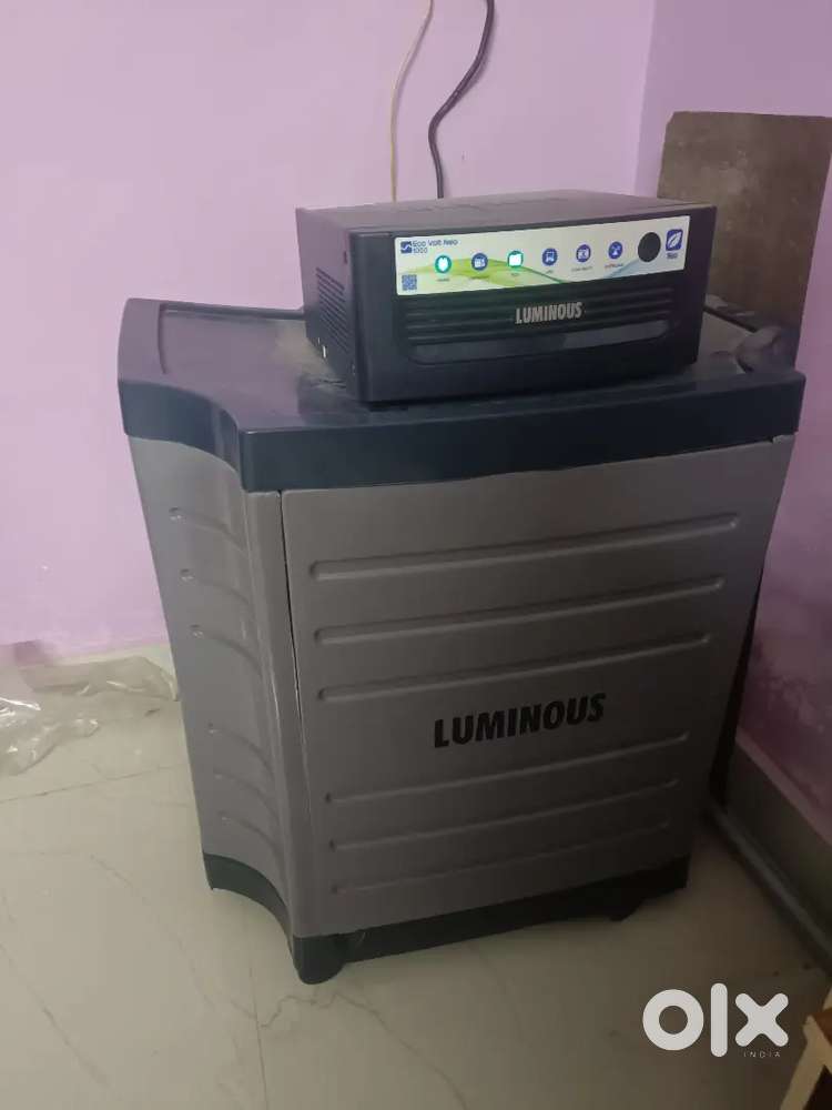 LUMINOUS INVERTER AND 150AH BATTERY COMBO with TROLLEY