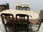 Teak Wood Dinning Table, Shisham wood Sofa Home made wooden Temple