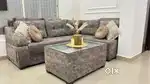 5 seater sofa with centre table