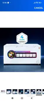 Harier 500 litter 2 door deep freezer