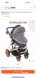 Babyhug brnad Stroller with canopy