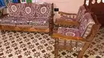 3 + 1 + 1 Wooden Sofa