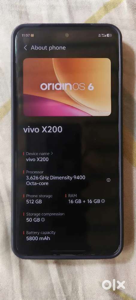 Vivo X200 Urgent Sale