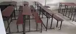 12 BENCHES ALMOST NEW - TO BE SOLD ALL TOGETHER.