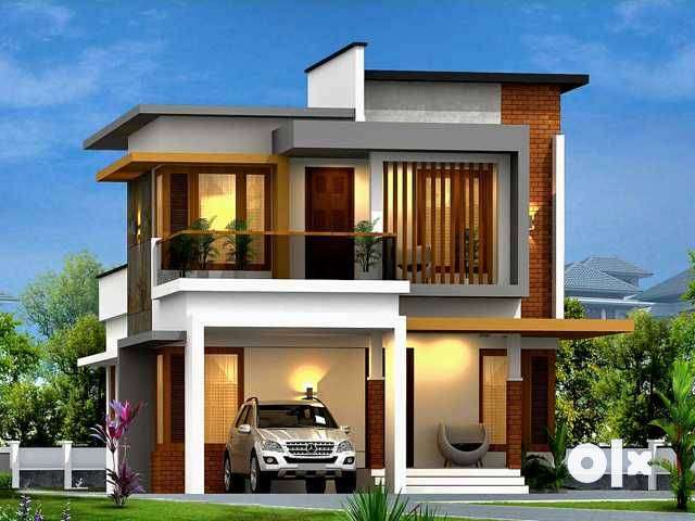 A two-story home with Three bedrooms located in Parambil bazar Calicut
