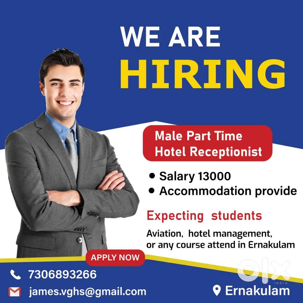 HOTEL RECEPTIONIST  13000  ACCOMMODATION  PROVIDE