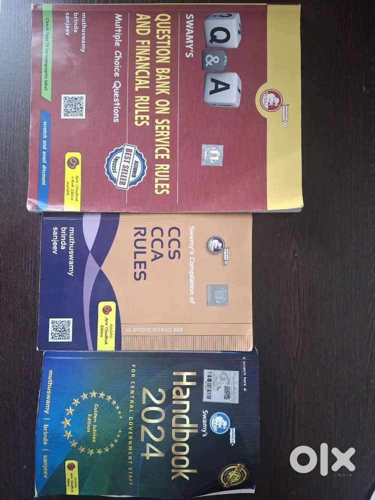 Swamy books for central government exams