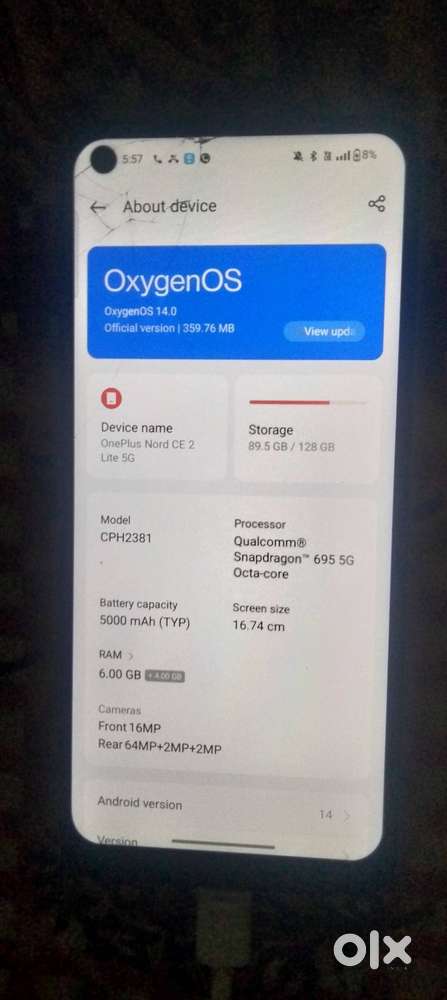 Oneplus nord ce2 lite